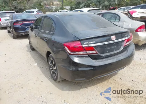 2014 Honda Civic Ex from USA, damaged, VIN 19XFB2F85EE065745